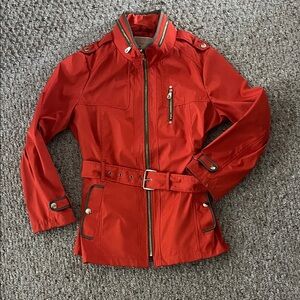 Michael Kors Red Utility Jacket